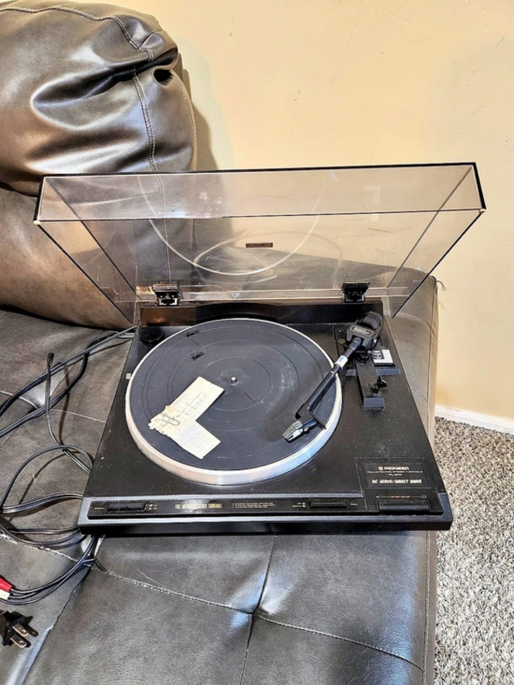 Vintage Pioneer PL-670 Direct Drive Stereo Turntable Check Pictures Works